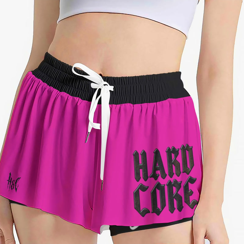 SPORT SHORTS WITH POCKET · HARDCORE PINK