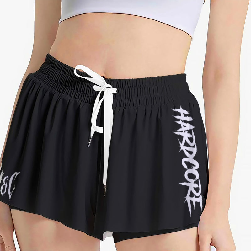 SPORT SHORTS WITH POCKET · HARDCORE BLACK